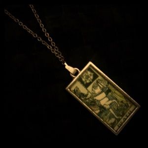 Jewelry - Death Major Arcana Tarot Card Silver Necklace Jewelry - Death Major Arcana Tarot Card Silver Necklace